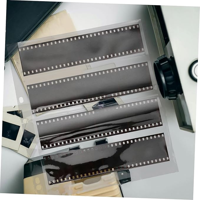 NUOBESTY 10pcs Film Sleeves Negative Pages Storage Bag for Holders Binder Archival Protection