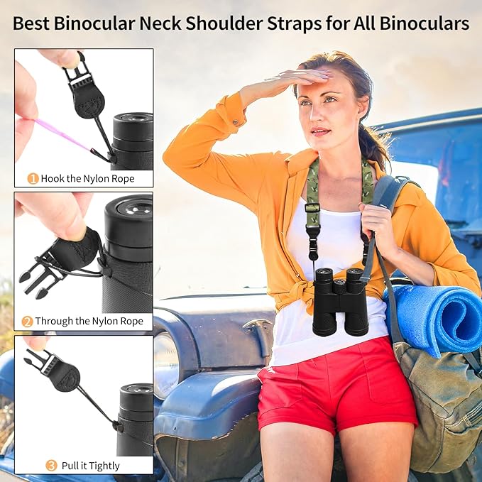 Adjustable Shoulder Strap, Nylon Camera Strap, Comfortable Neck Strap for iPad, Cellphone Tablet, Camera, Laptop, Binocular, Luggage Bag (Camouflage Universal Lanyard)