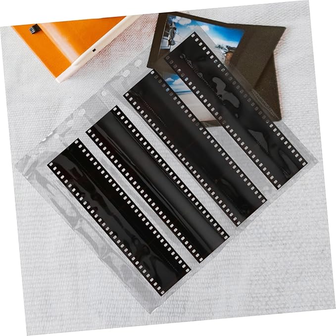 jojofuny 10Pcs Negative Sleeves Set Durable Document Pouch for Organizing Film Storage Fits All Binders for Archival Photo Holders