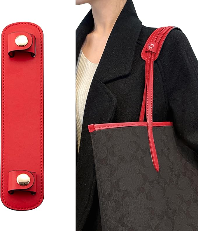 Shoulder Strap Pad Replacement,Microfiber Leather Strap Pads Detachable Cover for Tote Bag