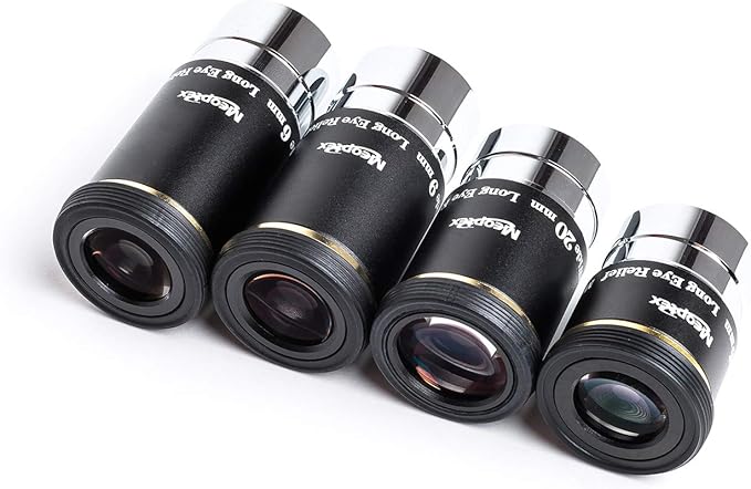 MEOPTEX 1.25" 6mm 9mm 15mm 20mm 66-Degree Ultra Wide Angle Eyepiece for Telescope (15mm)