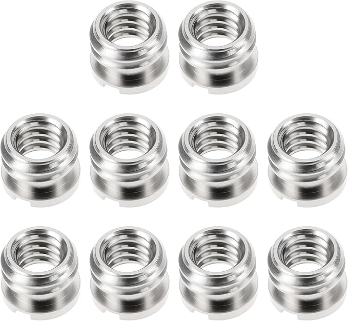 10pcs 1/4" to 3/8" Camera Tripod Screw Adapter Thread Converter