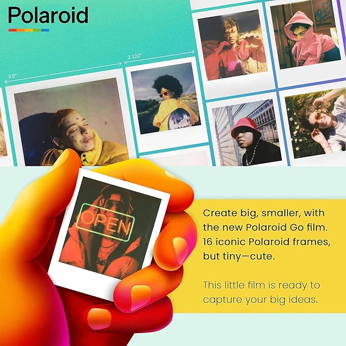 Polaroid Go Generation 2 - Mini Instant Film Camera - Blue (9147) - Only Compatible with Go Film