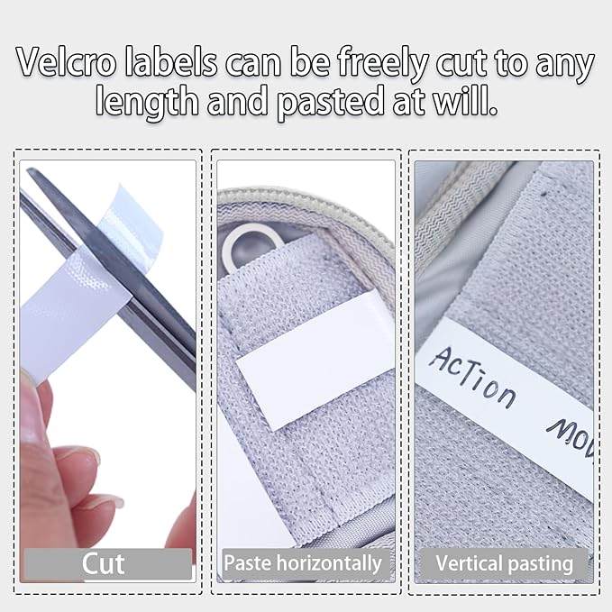 VNEIRY 12-Slot USB Drive Organizer w/Velcro Labels & Quick-Dry Marker - Peel & Stick Anywhere! Secure Case for Thumb/Jump Drives | Fits Most USB Sticks | 12-Capacity | Gray