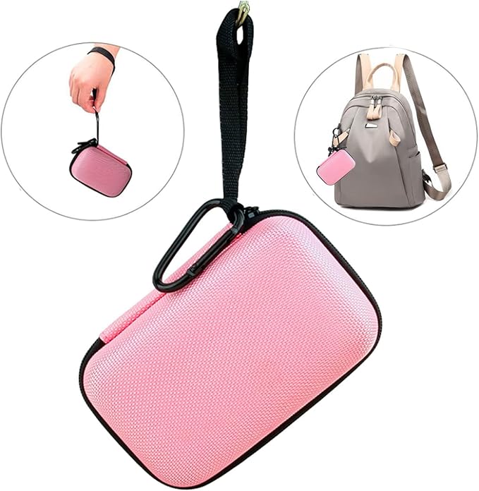 WERJIA Hard Carrying Case Compatible with Kodak M35/M38/Ultra F9 35mm Film Camera (pink)