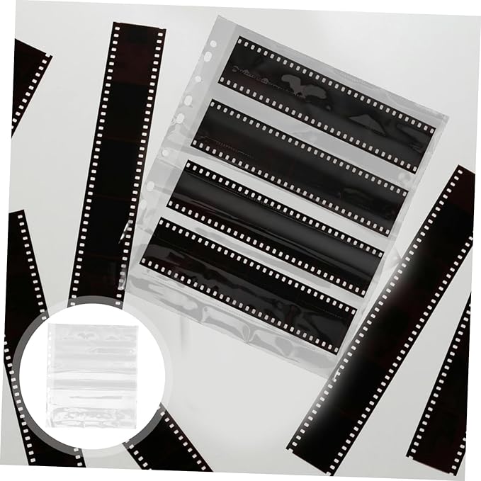 Uonlytech 10pcs Document Pouch Set for Archival Photo Holders Heavy Duty Negative Sleeves for Film Storage Compatible Binders Protection for Collectors