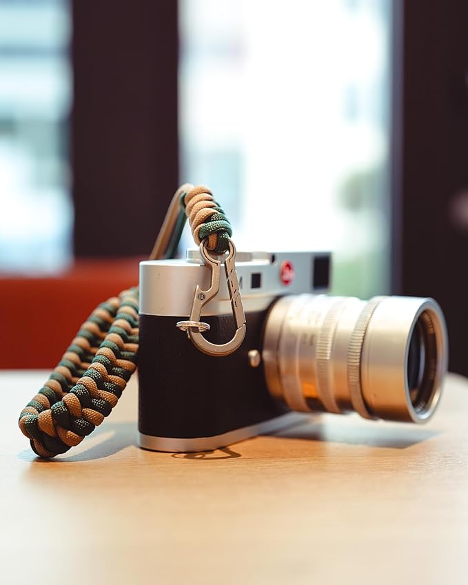 KeyUnity KC03 Camera Wrist Strap Adjustable Paracord with Carabiner, Braided Lanyard for Key, Cell Phone, Camera, and Wallet