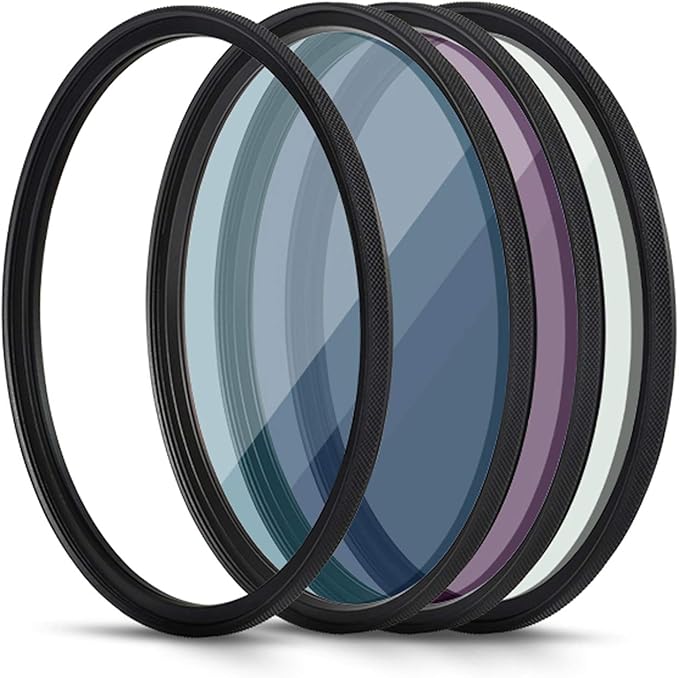 Kase Wolverine 67mm Pro ND Kit II Magnetic Shockproof Tempered Optical Glass Filter Includes Magnetic CPL ND8 ND64 ND1000 Lens Cap & Case 67