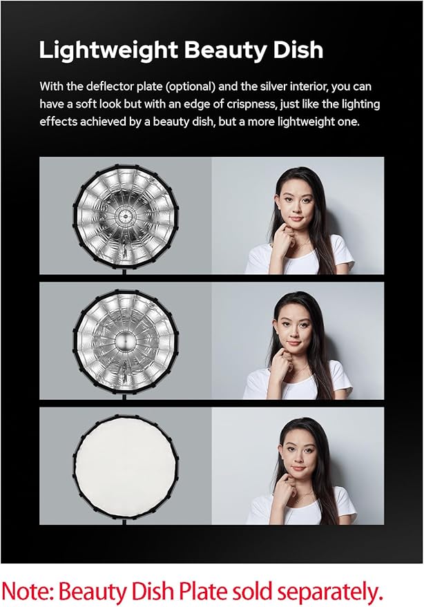 Godox Softbox Godox S120T 120cm/47.3in Quick Release Umbrella Softbox, Bowens Mount with Removable Front and Inner Diffusers for Photography, Live Streaming and Travel