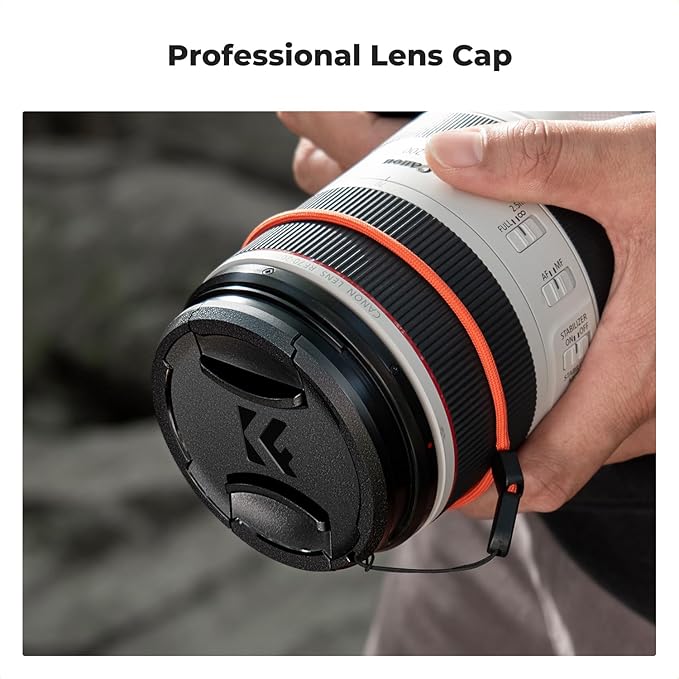K&F CONCEPT 77mm Black Diffusion 1/4 Filter + Lens Cap, Mist Cinematic Effect Filter with 18 Multi-Layer Coatings for Video/Vlog/Portrait Photography (K-Series)