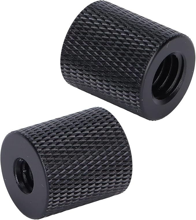 VINGVO 3/8 to 1/4 Tripod Adapter, Female 3/8 Inch‑16 to Female 1/4 Inch‑20 Aluminum Alloy Thread Adapter 16mm Outer Circle Diameter for Tripods, Ball Heads, Monopod, Light Stands