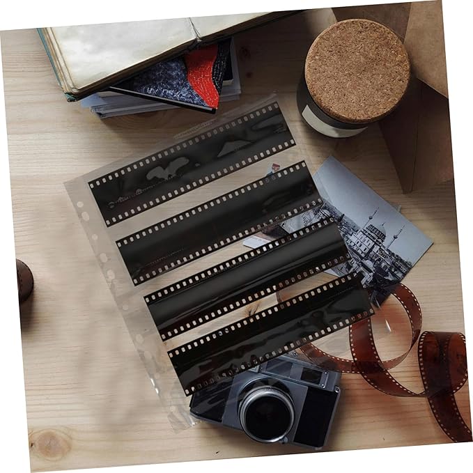 10pcs Negative Sleeves for Photos Document Pouches Heavy Duty Page Protectors for Storage of Film and Negatives