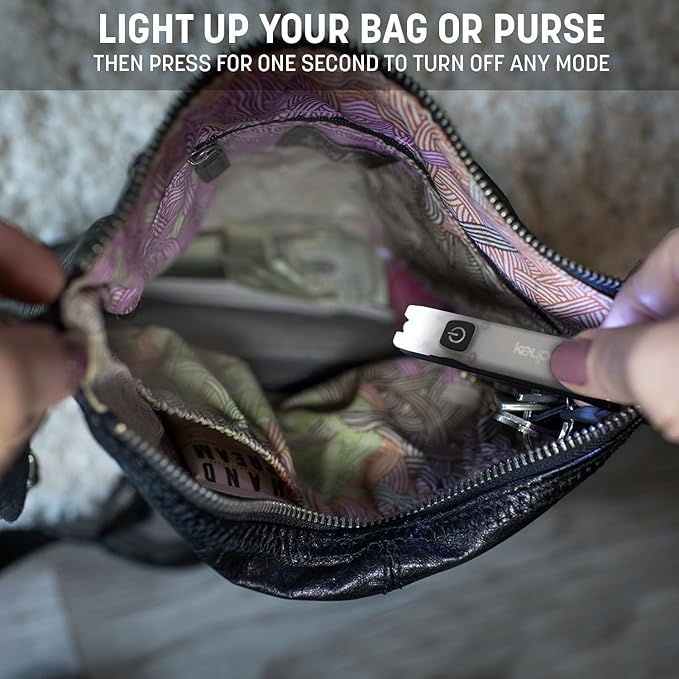 Keyport Pocket Flare 2.0 Mini Flashlight - Premium Ultra-Bright Rechargeable EDC Keychain Flashlight with Pocket Clip - Compact Slim Flat LED Light for Everyday Carry - Ideal Purse Light - Modular