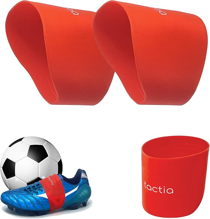 Tactia Soccer Lace Bands Youth – Premium Silicone – Lace Cover for Soccer Cleats, Soccer Shoe Lace Bands (1 Pair)
