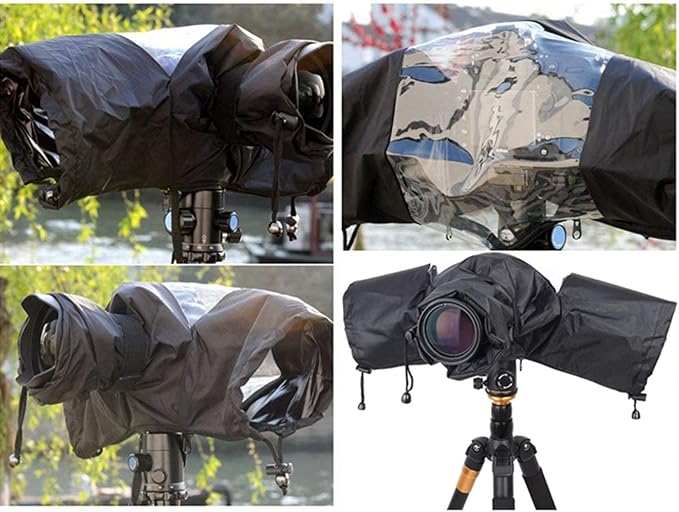 WANBY Camera Rain Cover Professional Waterproof Nylon Sleeves DSLR Camera Rain Cover Protect for Rain Snow Dust Sand