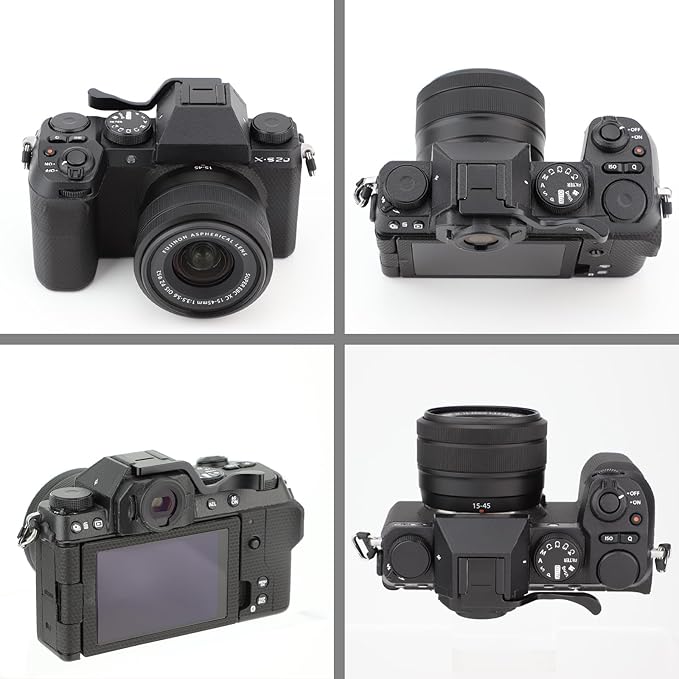 Haoge XS10B Metal Hot Shoe Thumb Up Rest Hand Grip for Fujifilm XS20 Fuji Fujinon XS10,Fuji XS-20,XS-10,XS-10,Camera Accessories Black