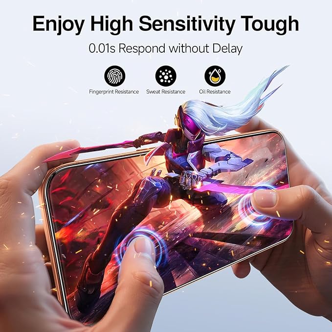 SMARTDEVIL 2 Pack for iPhone 17 Pro Max Screen Protector Tempered Glass, HD Clear Film, Easy Installation, Dust-Free Box