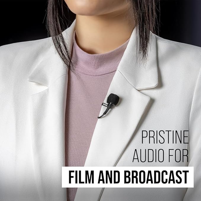 RØDE Lavalier II Premium Ultra-Low-Profile Lavalier/Lapel Microphone for Broadcast, Filmmaking, Content Creation, Location and Studio Voice Recording