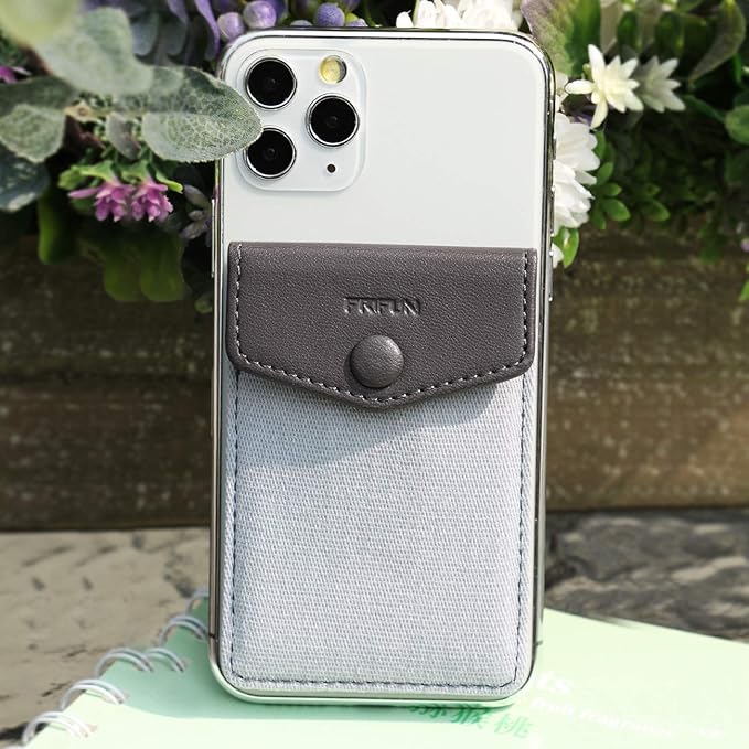 Ultra-Slim Self Adhesive Credit Card Leather Wallet
