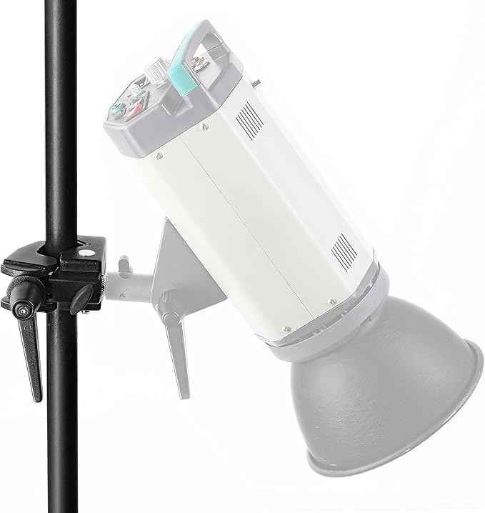 PHOCUS Super Clamp with Standard 5/8" Stud for Photography Studio Video Camera Lighting, Max Load 33lb /15kg, for Round Pipe and Flat Surface