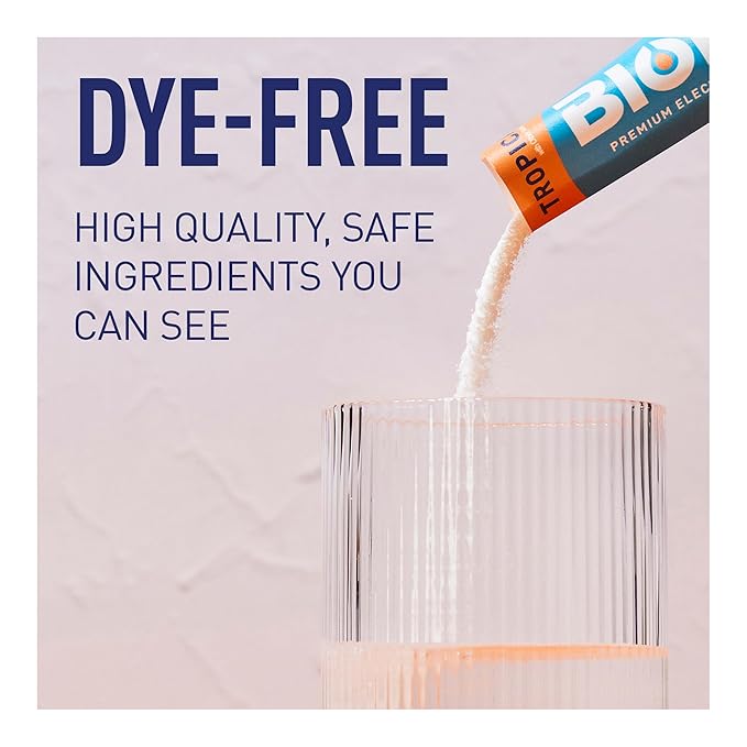 BIOLYTE IV Electrolyte Powder Packets, IV Liquid Drink Mix for Water, Doctor-Developed Hydration, Approved Dehydration Relief, Chemotherapy Must Haves for Women & Men - Tropical (16 Sticks)