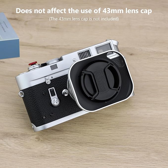 Haoge LH-ZV07P Lens Hood for Carl Zeiss Biogon T 2/35 35mm f2 ZM, C Biogon T 2.8/35 35mm f2.8 ZM, Planar T 2/50 50mm f2 ZM; Voigtlander NOKTON Classic 35mm f1.4 VM, 40mm f1.4 VM Hollow Out Designed