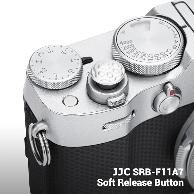 JJC Camera Shutter Button, Soft Release Button with Cute Cat’s Claw Pattern for Fuji Fujifilm X-M5 X-T5 X-T4 X-T50 X-T30 III II X-PRO3 X00VI X-E5 X Half Leica Q3 43 Sony RX10 IV Nikon Zf Df Cameras