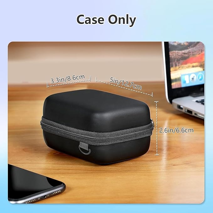 Leayjeen Digital Camera Case Compatible with LUMIX ZS99/ LX10/ ZS80/ ZS100/ ZS70/ ZS200/ ZS60 4K Digital Camera,Compact Digital Camera-Black(Case Only)