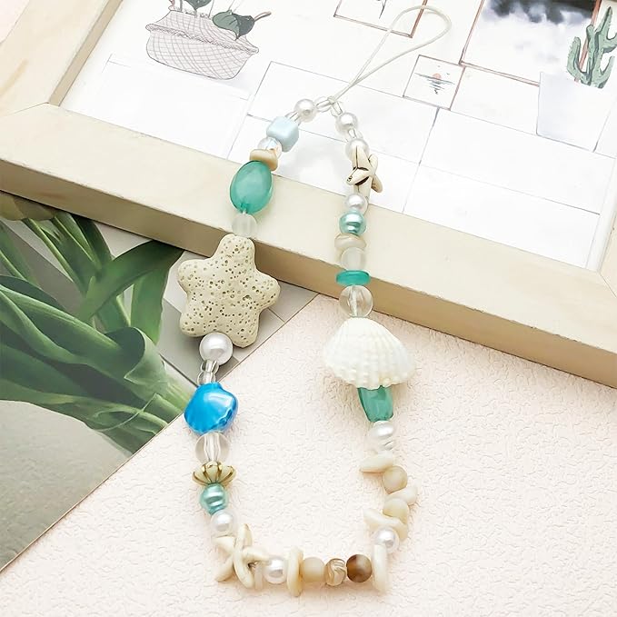 Beaded Camera Wrist Strap Cute Digital Camera Charm Lanyard Phone Chain Keychain Beaded Phone Lanyard Bag Charm