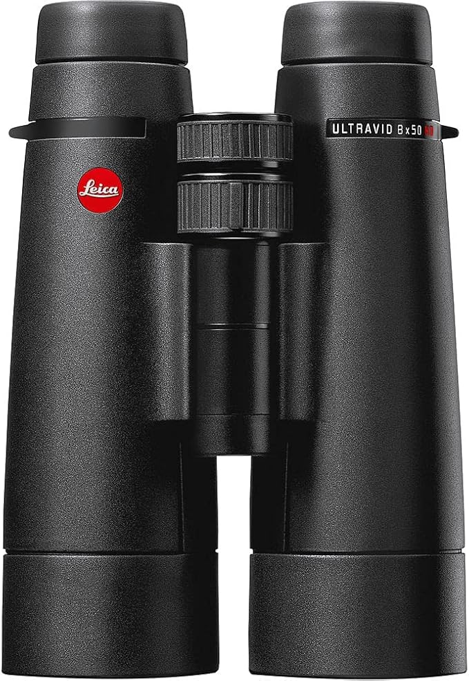 Leica 8x50 Ultravid HD-Plus Binoculars (40095) + Backpack + Full Size Monopod + Cleaning Set + 2 x Cap Keeper + Neck Strap