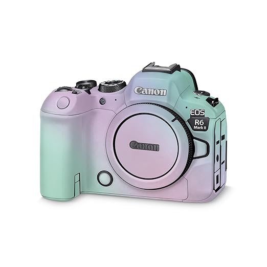 Camera Skin Compatible with Canon EOS R6 Mark II Camera (2022) - Cotton Candy - Premium 3M Vinyl Protective Wrap Decal Cover - Easy to Apply | Crafted in The USA by MightySkins