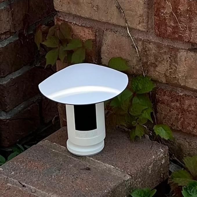 Sun Rain Shade Camera Cover for Ring Stick Up Cam, Camera Shield for Resistant UV, Protective Weather Shield for Outdoor Use (White)