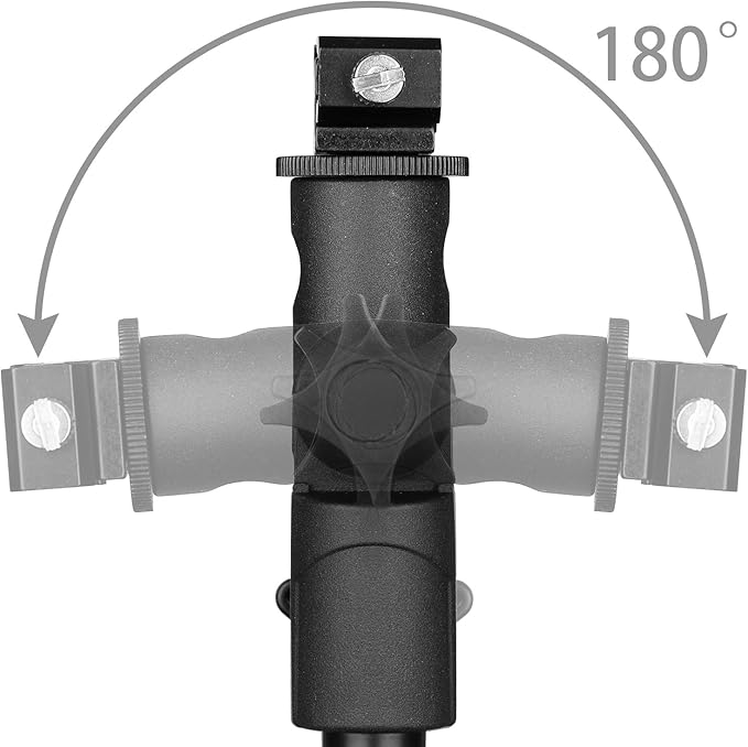 Camera Flash Speedlite Mount, ChromLives Professional Swivel Stand Light Bracket, Umbrella Bracket Shoe Holder E Type Compatible with Canon Nikon Pentax Olympus Nissin Metz, Other Speedlite Flashes