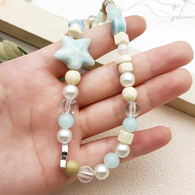 Beaded Camera Wrist Strap Cute Digital Camera Charm Lanyard Phone Chain Keychain Beaded Phone Lanyard Bag Charm