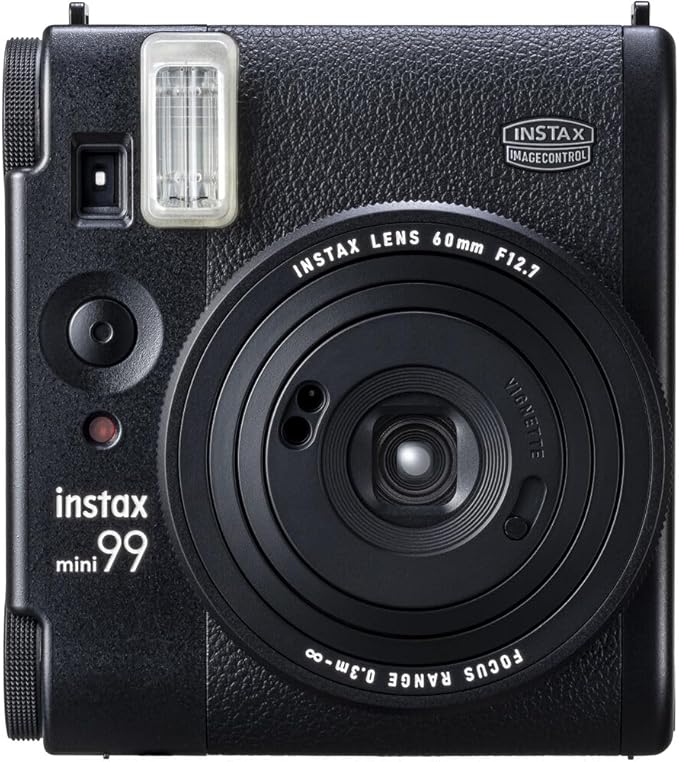 Fujifilm Instax Mini 99 Instant Film Camera Bundle with Fuji Instax Mini Instant Film Value Pack (20 Sheets) + Travel Bag + Lens Cleaning Kit, Perfect for Beginners, Experts, Kids and Adults