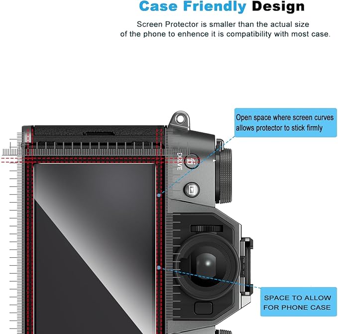 2 Pack Compatible with Fujifilm X-T50 Fuji XT50 Screen Protector,Full Coverage 9H Tempered Glass LCD Display Film,HD Clear Scratch Resistant for Fuji X-T50 accessories