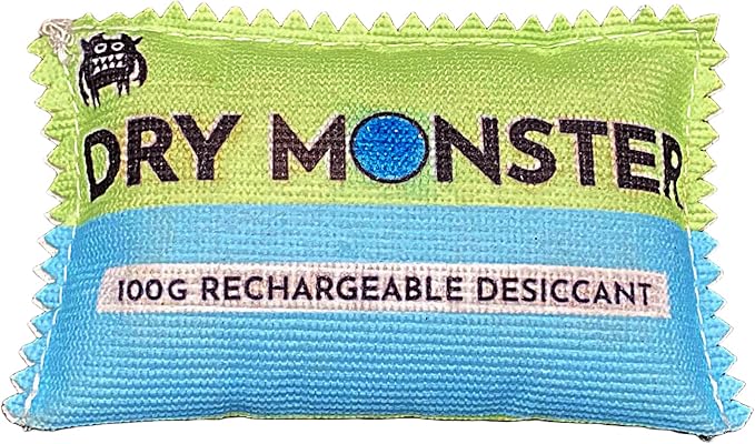 100g Rechargeable Desiccant - 1 bag | Ultimate Moisture Absorbing Bags | Rechargeable Silica | Protects Valuables from Rust, Corrosion & Humidity | Easy to Use & Rechargeable