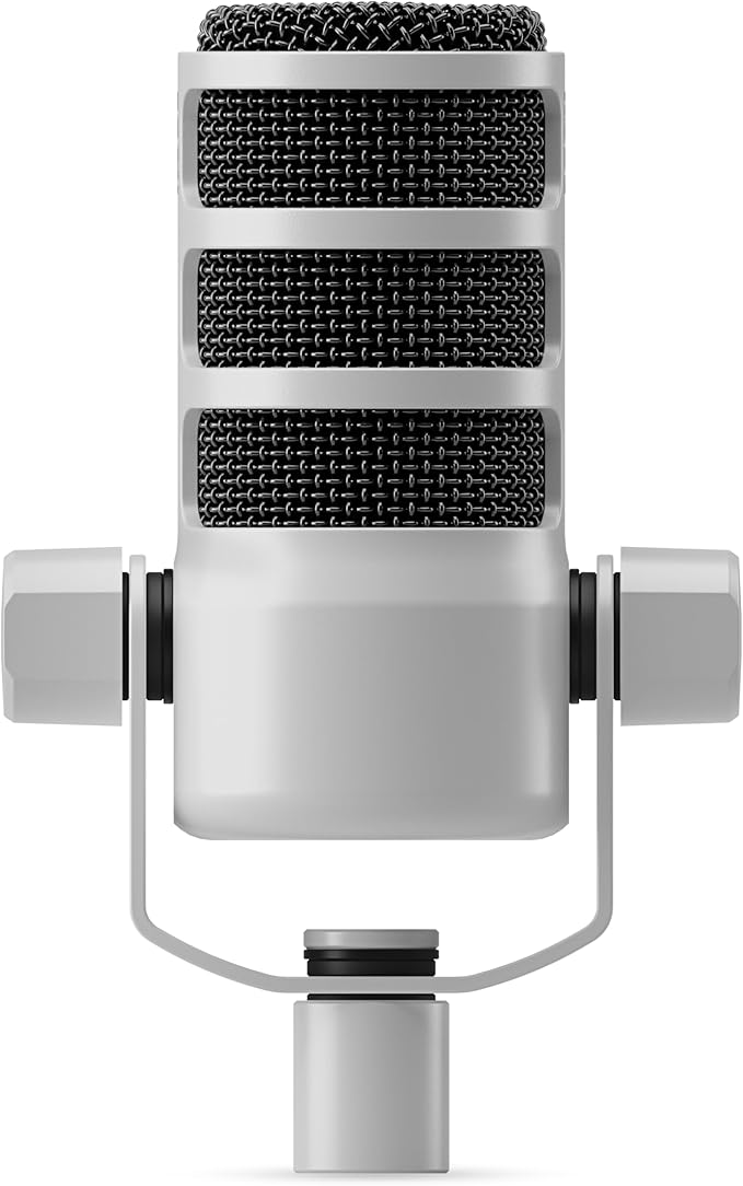 RØDE PodMic Cardioid Dynamic Broadcast Microphone - White