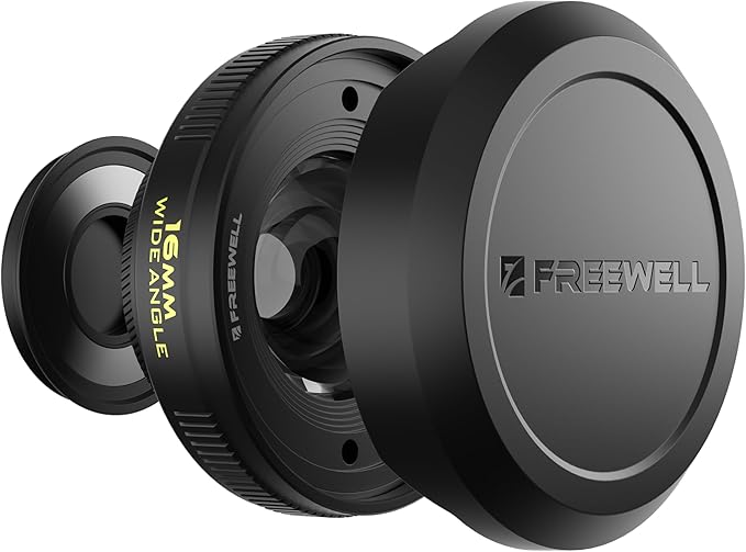 Freewell 16mm Wide Angle Lens for iPhone & Samsung – 105° FOV, Close Focus 0.5m – Perfect for Landscapes, Architecture.