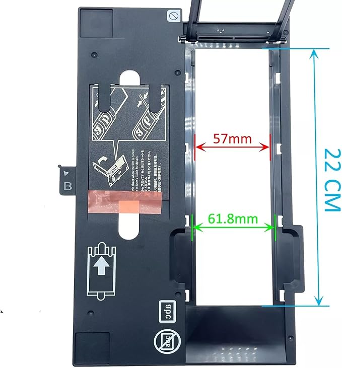 OKLILI 120 & 220 60mm Photo Scanning Holder Brownie Asp Film Holder Slide Negative Holder Compatible with Epson Perfection V500 V550 V600