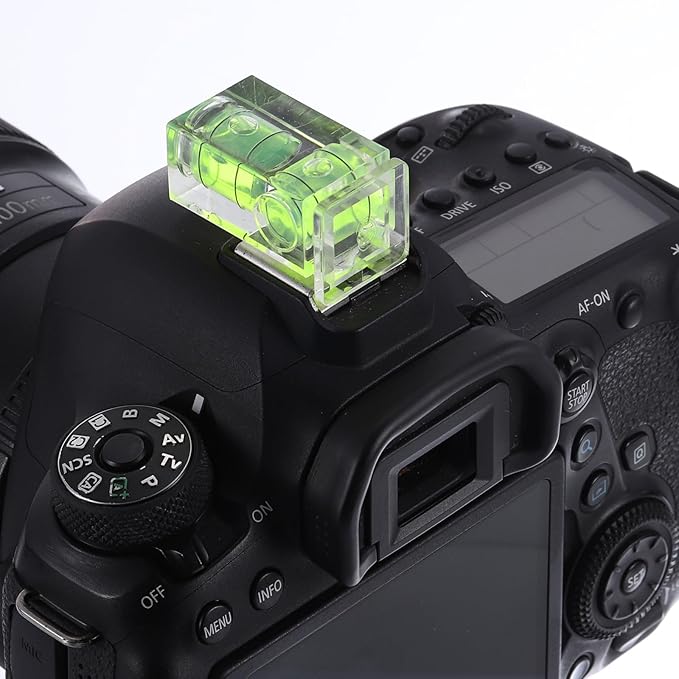 PATIKIL Camera Level Hot Shoe Cover Set, 1 Axis Universal Level Hot Shoes Cover with 2 Axis Bubble Level for Nikon for Fujifilm for Pentax