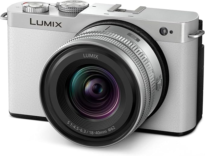 Panasonic LUMIX S9 Full-Frame Mirrorless Camera with S 18-40mm F4.5-6.3 Lens, Compact, Lightweight Body, Perfect for Social Media and Travel, DC-S9NWA9