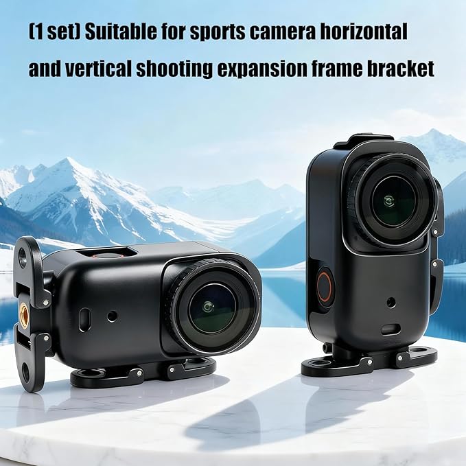 Camera Mount Extension Brackets Enhances Grip Design for Horizontal Vertical Content Production Double Screw Brackets