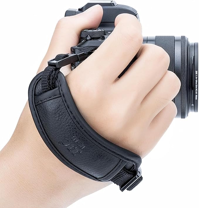 Camera Hand Wrist Grip Strap with Thinner Lanyard for Canon EOS R50 V R50V R100 R10 R6 R5 R6 Mark II for Fujifilm X Half GFX 100 II Coolpix P1100 for Panasonic Lumix S1II S1IIE S1RII FZ80D S5IIX S9