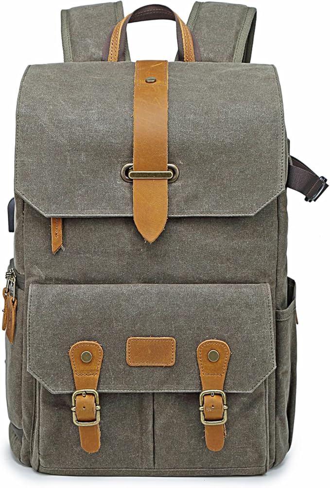 ZESTTREK Camera Backpack Bag Big - Professional DSLR Camera Bag with Waterproof Rain Cover Laptop Compartment Photograhy Backpack Case ﻿