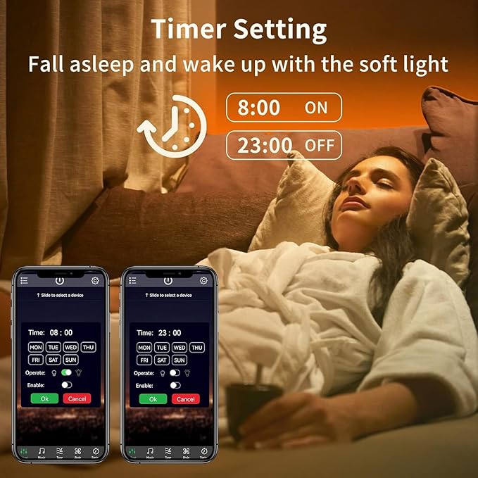 KSIPZE 200ft (2x100ft) Led Strip Lights RGB Music Sync Color Changing Bluetooth Led Lights with Smart App Control Remote Led Lights for Bedroom Room Lighting Flexible Home Décor