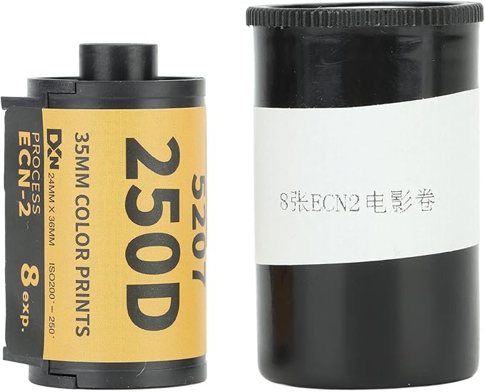 35mm Color Print Film, 35mm Film Colour Wide Exposure Range ECN 2 Film Roll Camera Film for 135 Camera (8 Sheet)