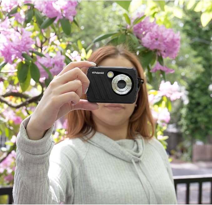 Polaroid IS048 Waterproof Instant Sharing 16 MP Digital Portable Handheld Action Camera