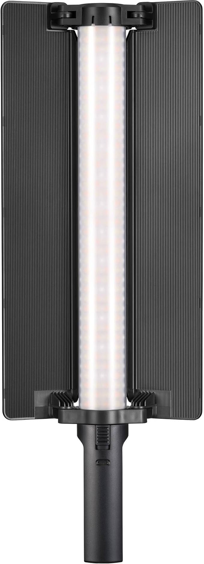 Godox Mini RGB LED Light Stick, 2500–8500K Bi-Color & RGB Wand, 1580 Lux, Built-in Battery, App & Onboard Control, FX Effects, Barndoors, Carry Bag (LC500RMINI)