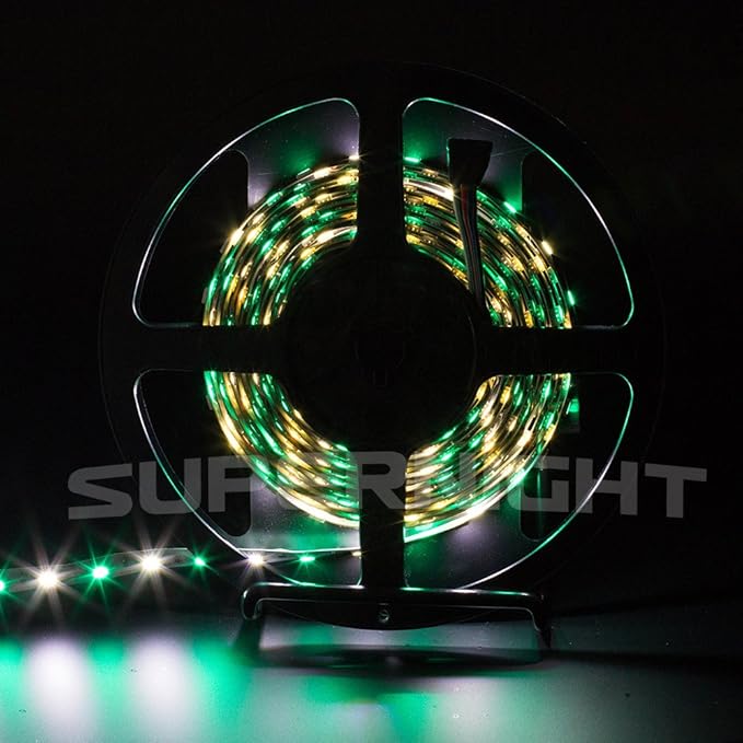 SUPERNIGHT 5050 RGBW LED Strip Lights-16.4ft 300 LEDs, Color Changing LED Lights for Valentine, Wedding Sparklers, Christmas Lights, Indoor Decoration